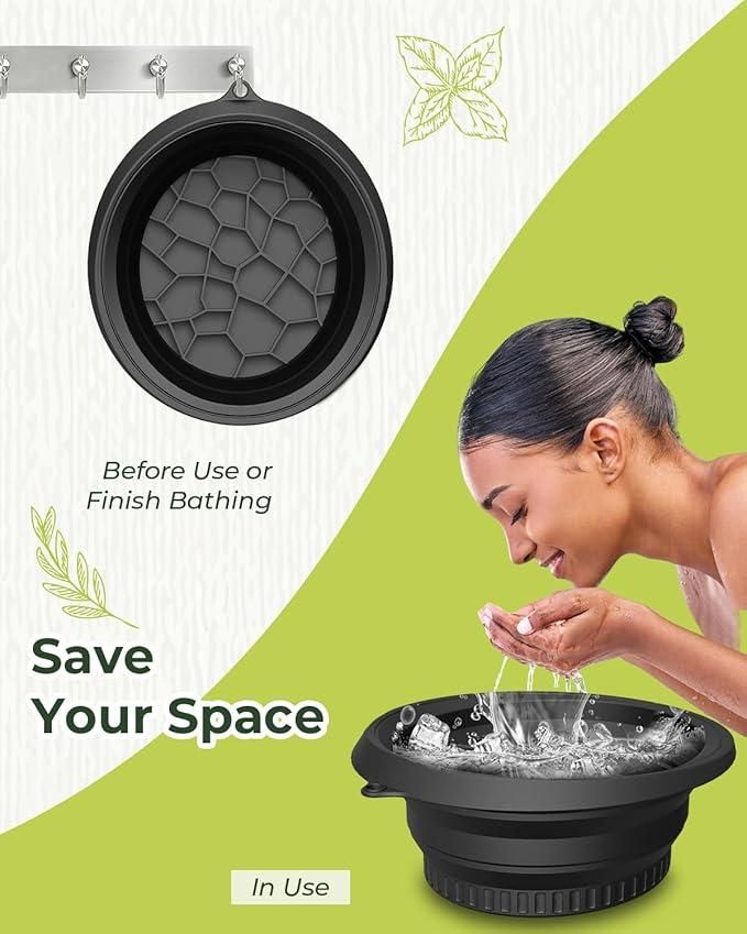 Face Bowl for Ice Portable Washing Basin