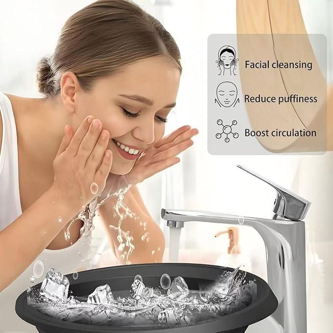 Face Bowl for Ice Portable Washing Basin